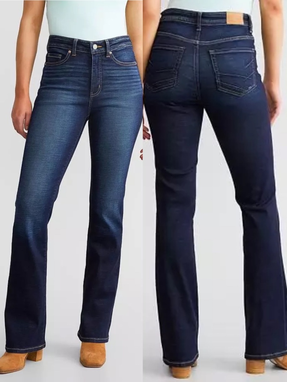 BKE Parker Universal Fit High Rise Bootcut Jean Dark Wash Sz 29